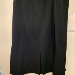 Evan Picone Classic Black Pencil Skirt